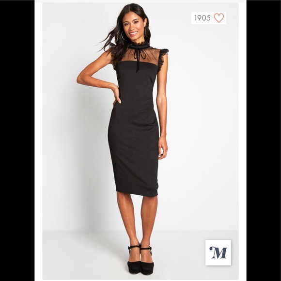Modcloth Dresses & Skirts - This calls for lace sheath dress